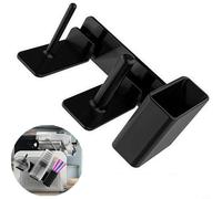 Zeroupshop 3 Compartimentos de montaje lateral titular de la taza organizador estante de almacenamiento con ranuras para pajitas tazas tapas para FS300 FS301 Slushie Machine