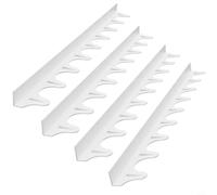 Zeroupshop 4 cubiertas de silicona para huecos de estufa, protector de huecos ajustable para encimera de cocina para prevención de derrames, no para tira de sellado resistente al calor para estufa y