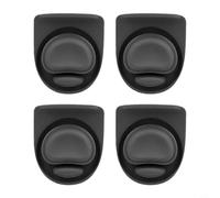Zeroupshop 4 tapones de repuesto de silicona para sorbo libre Owala, sello de tapa antiderrame para botellas de 19/24/32/40 onzas, diseño a prueba de fugas, negro, rosa, gris, fácil instalación (negro