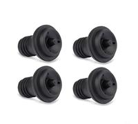 Zeroupshop 4 tapones para botellas de vino al vacío, sello de goma de silicona reutilizable, para vino espumoso tinto y blanco, hermético, herramientas de bar aptas para lavavajillas