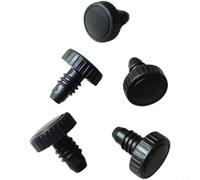 Zeroupshop 5 protectores de plástico para taco de billar, para Peradon Master, para dientes redondos o cúspide, resistente al polvo y arañazos, 19,2 mm (diente redondo)