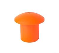 Zeroupshop 50/100 Pcs Naranja Champiñón Plástico Extremos, Para, Golpe, Para Acero #3-#7 Para Barras 10mm-25mm, Protectores de Estaca de Construcción, Para Sitios de Construcción(50)