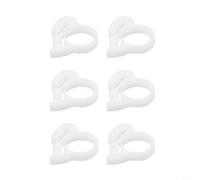 Zeroupshop 6 abrazaderas de manguera de barrido B15 B-15 de repuesto para Zodiac para Polaris 180 280 360 380 480 3900 limpiador automático de piscina, robótico blanco
