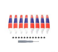 Zeroupshop 8 hélices de repuesto coloridas, para DJI para mini 4/3 Pro, cuchillas de material de policarbonato de bajo ruido, para una fácil instalación, accesorios de estabilidad de vuelo mejorados