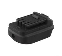ZEROUPSHOP Adaptador de batería de 18 V Conector de cable convertidor para BL1830 BL1840 BL1850 Batería de iones de litio para DAYI para máquina A3 2106, terminal de cable rojo negro, accesorio de