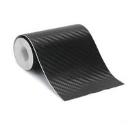 Zeroupshop Adhesivo protector de fibra de carbono para umbral de puerta de coche, cinta de película antiarañazos, resistente al desgaste, para vehículo de bricolaje para protector de bordes