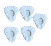 Zeroupshop Almohadillas de limpieza de microfibra reutilizables para McCulloch Awasky para limpiadores a vapor, cabezales de fregona lavables para azulejos, madera dura, piedra, mármol, (paquete de 5)