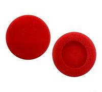 Zeroupshop Almohadillas de repuesto, para auriculares KOSS PortaPro, cubiertas suaves de 50 mm con espuma gruesa transpirable, para instalar almohadillas de aislamiento de ruido, accesorios (rojo, 2