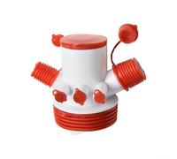 Zeroupshop Anillo de sellado adaptador de tubería de drenaje antiolor, para rama de alcantarillado de lavabo de cocina, conector de drenaje rápido ABS para instalar blanco