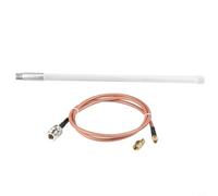 Zeroupshop Antena omnidireccional de fibra de vidrio de 12 DBi de ganancia de 860-930 MHz con polarización vertical, conector macho tipo N para LoRa para helio para mineros para Bobcat para Sensecap