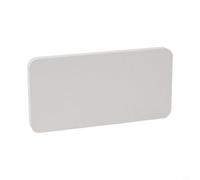 Zeroupshop Bandeja de piedra de diatomita de secado rápido para fregadero, tapete de secado de platos de alta absorción, protector de encimera de barro natural y fibra, tapete compacto de baño, blanco