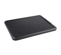 Zeroupshop Bandeja deslizante con ruedas, para base de máquina de café, plataforma rodante de plástico resistente, resistente a los arañazos, capacidad de 50 libras, color negro