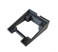 Zeroupshop Base para molinillo de café con anillo dosificador y parte inferior de contenedor de burbujas compatible con la serie Eureka Mignon MMG, ABS de silicona negra para oficina en casa