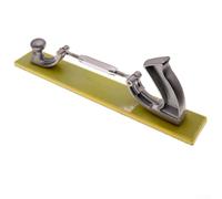 Zeroupshop Bloque de lijado flexible extra grande de 70 x 420 mm con mango de aleación de aluminio, agarre ergonómico antideslizante para pulido de masilla de pared seca, tabla lijadora manual curvada