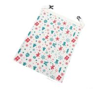 Zeroupshop Bolsa de pan de cera de abeja orgánica, lavable, de lino y algodón, con asa para masa madre, pan, bolsa de almacenamiento sostenible de cocina, 43 x 33 cm de profundidad