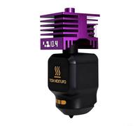 Zeroupshop Boquilla de acero endurecido con revestimiento MPVD para Bambu Lab P1P P1S X1C X1E A1 A1 H2D H2S, impresora 3D antiactualización para PETG ABS, morado (0.4 mm)
