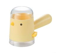 Zeroupshop Botella de condimento cuantitativa de 0,5 g, tarro de sal de precisión con tapa a prueba de humedad, contenedor de especias con una sola mano para una dieta saludable, blanco (amarillo)