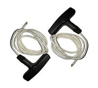 Zeroupshop Cable de arranque para HANS, cuerda de 1 m x 3 mm, cable de repuesto para Kohara y motores, compatible con cortacésped, motosierras, generadores, cortasetos, carros, color negro