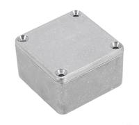 Zeroupshop Caja de aluminio fundido a presión, caja de metal plateado para instrumentos, IP54, caja de proyectos impermeable para 1590A 1590B 1590BB 1590N1 1590XX 1600 libras 1590G 1590C 1590DD (1600