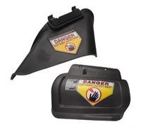 Zeroupshop Canal de descarga lateral de piezas de repuesto para cortacésped 731-07486 y conjunto de mantillo 987-02516A para Troy-Bilt TB Series TB100, TB110, TB120, TB200