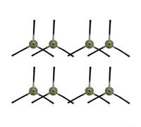 Zeroupshop Cepillos laterales de repuesto para robot aspirador UMMUND T7S, juego de 8 piezas, plástico + cepillos de limpieza de esquinas de nailon, para Cecotec y T7S Series
