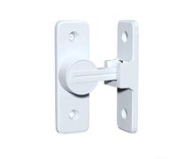 Zeroupshop Cerradura de perno de 90 grados que brilla en la oscuridad, pestillo de puerta de instalación sin taladro para puertas interiores y baños, para un fácil deslizamiento para condiciones de