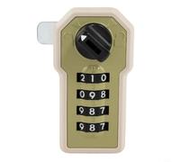 Zeroupshop Cerradura de puerta con teclado inteligente con programación de bloqueo automático, contraseñas distintivas 9999, carcasa ABS, rendimiento de bloqueo BHMA grado 3, polvo IP54 y protección