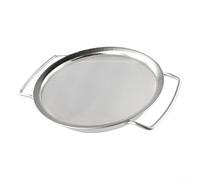 Zeroupshop Colador de malla fina de acero inoxidable con doble mango para cocina para drenaje de harina, azúcar, verduras, 20/25/28 cm (20 cm)