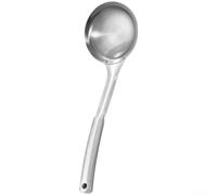 Zeroupshop Colador de skimmer de acero inoxidable 316L con filtro fino de malla 60, mango ergonómico resistente al calor para desnatar aceite, colar fideos, quitar espuma en la cocina (A)