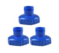 Zeroupshop Conector adaptador de manguera de montaje en pared para Intex, para kit de mantenimiento de piscina sobre el suelo con colador pequeño SK-15 11447AA 11238 (3 piezas)