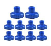 Zeroupshop Conector adaptador de manguera de montaje en pared para Intex, para kit de mantenimiento de piscina sobre el suelo con colador pequeño SK-15 11447AA 11238 (10 piezas)