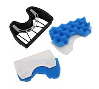 Zeroupshop Conjunto de filtro con contenedor, para DJ97-01041C/DJ97-01040C/SC4300-SC4700 Series, Esponja y plástico Kit de piezas de repuesto de calidad del aire Par