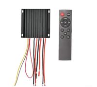 Zeroupshop Controlador solar de luz de calle con control remoto, entrada MPPT-Wide Voltaje 6V-18V, 3.2V For-LiFePO4 a 24V 40W Boost Conversion, modos de iluminación con brillo continuo o operación