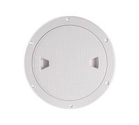 Zeroupshop Cubierta de escotilla de cubierta de yate de 8 pulgadas, tapa antideslizante de ABS para agujero de mano, resistente a los rayos UV, barco marino para puerto de acceso para piso de cabina