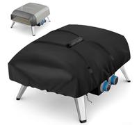 Zeroupshop Cubierta resistente para horno de pizza Tefal, 71 x 52 x 35 cm, impermeable, resistente al viento, con sistema de fijación ajustable y asas de transporte