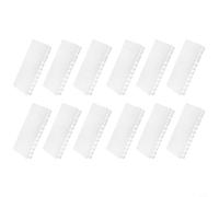 Zeroupshop Cubiertas de ranura para panel eléctrico, escudos modulares de agujero, para tablero de distribución de caja de fusibles, espacios en blanco de seguridad ABS compatibles con Legrand Hager