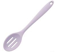 Zeroupshop Cuchara de sopa de silicona, utensilio de cocina de punta suave para la alimentación del bebé, herramienta antiarañazos con mango largo, utensilios de cocina resistentes al calor para uso