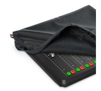 Zeroupshop DJ Equipment - Funda a prueba de polvo para RODE Caster Pro II - Funda de viaje de nailon negro de 22155 cm, transpirable, protector para mezcladora, como lo muestra la imagen