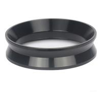 Zeroupshop Dosificación de café de aluminio para anillo de 58 mm, 53 mm, 51 mm, embudo de medición antiderrames para cesta de portafiltro espresso, herramienta distribuidora de tierra para el hogar