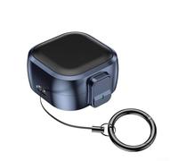 Zeroupshop Funda de bloqueo para auriculares, para Galaxy Buds 4 Pro, funda protectora de policarbonato y TPU a prueba de golpes con mosquetón, compatible con carga inalámbrica, carcasa dura