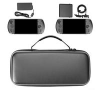 Zeroupshop Funda de transporte rígida portátil para consola GPD Win 5, bolsa de viaje protectora de piel sintética con diseño de ajuste personalizado, almacenamiento adicional para accesorios (negro)
