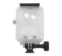 Zeroupshop Funda impermeable para DJI OSMO 360,45M de profundidad de pantalla táctil con lente de PC, carcasa de acero inoxidable a prueba de golpes para fotografía de buceo subacuático, transparente