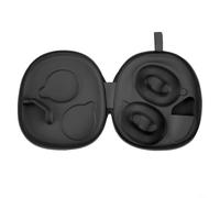 Zeroupshop Funda para auriculares Sony WH-1000XM6, funda protectora de EVA portátil con almacenamiento de cables, organizador de viaje a prueba de golpes para Sony WH-1000XM5/XM4, negro (negro)
