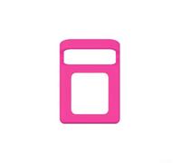 Zeroupshop Funda protectora de silicona para reproductor de audio Toniebox, funda suave a prueba de golpes con agarre antideslizante y mango integrado, en azul, rosa o rojo para uso portátil (rosa)