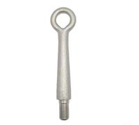Zeroupshop Gancho de remolque delantero para 3 6 CX-30 CX-5 2012-2023, repuesto de punto de remolque de recuperación de metal KD53-50-EJ1B KD53-50-EJ1A, plateado