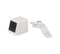 Zeroupshop GEEKMAGIC Smalltv PRO - Reloj de escritorio con acciones en tiempo real, cambio de divisas y pantalla meteorológica, habilitado para WiFi, diseño ABS compacto de 45 x 40 x 35 mm (blanco)