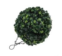 Zeroupshop Globo decorativo con energía solar, 21 cm, plástico verde, resistente a la intemperie, esferas colgantes con cadena y gancho para jardín, boda, balcón, fiesta, ambiente (16 cm, blanco