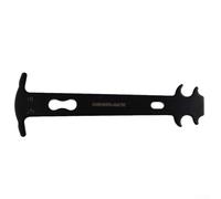 Zeroupshop Herramienta de desgaste de cadena, regla de cadena de acero inoxidable para bicicletas de carretera y montaña, medidor de detección rápida de abrasión, instrumento portátil de mantenimiento
