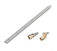 Zeroupshop Herramienta de limpieza de radiador de coche, 80 cm, sin desmontaje, tanque de agua, limpiador de condensador, postes de acero, con conexiones rápidas, para automóviles, camiones, SUV, kits