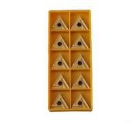 Zeroupshop Insertos de torneado de carburo TNMG160404R-S, puntas indexables TNMG331 para mecanizado de torno de metal, herramientas de corte de alta rigidez para acero y hierro fundido